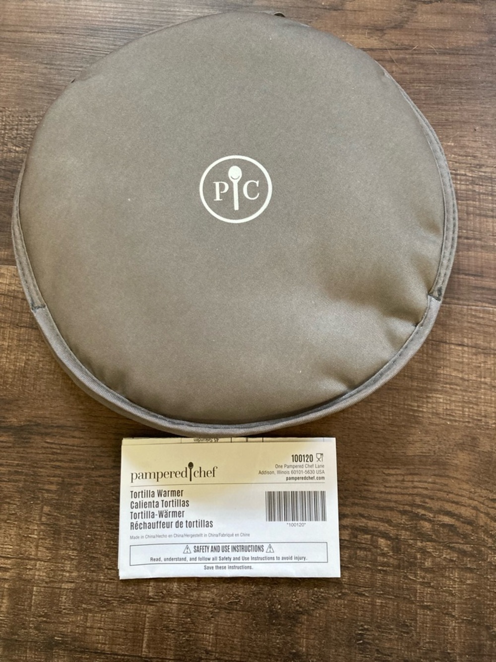 Pampered Chef Round Tortilla Warmer